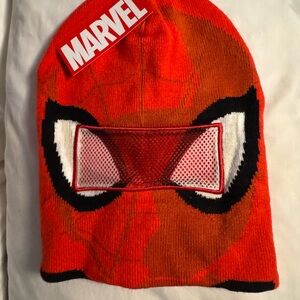 Marvel Spider-Man Kids Costume Beanie - Red NWT